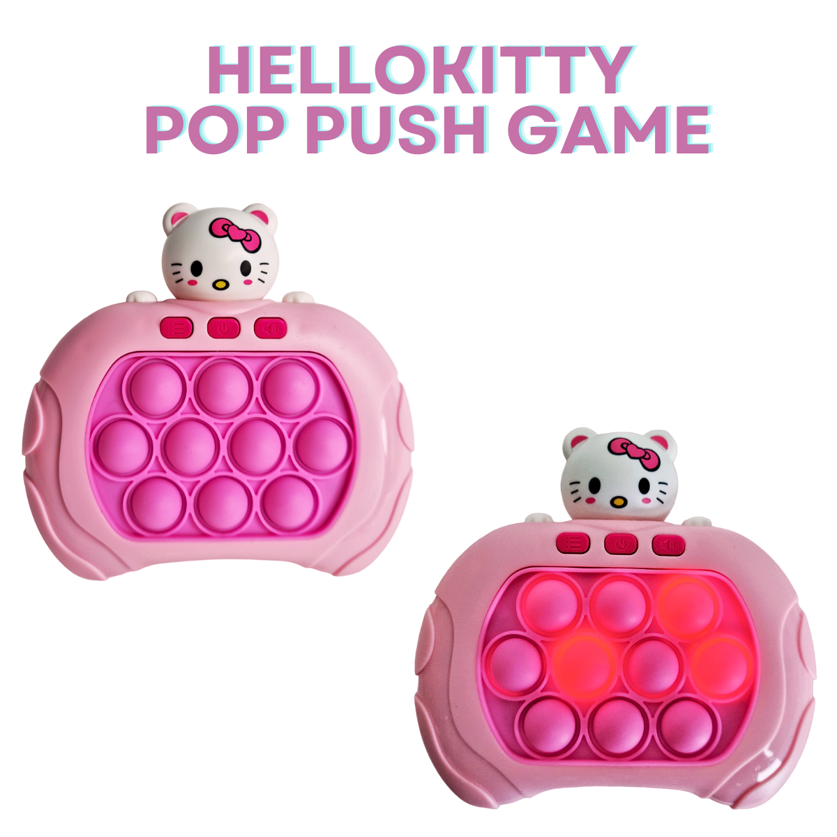 Hello Kitty Pop it PushGame Controller Sensory Fidget Toy